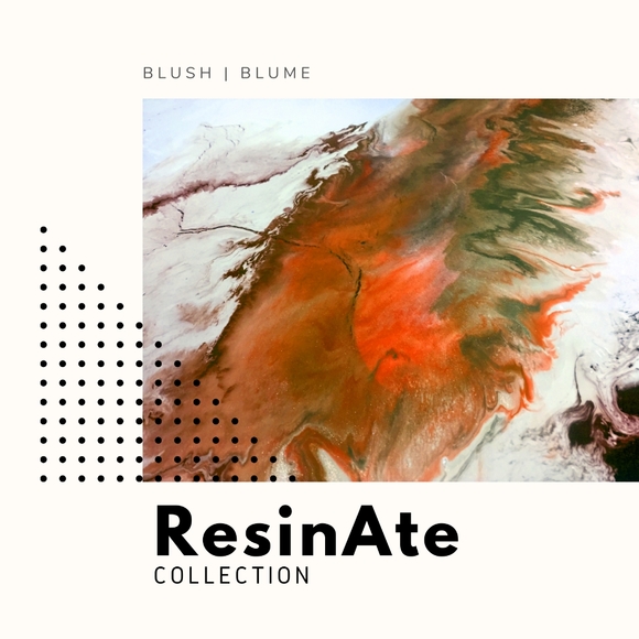 Multicolored Resin/Acrylic Statement Earrings - Picture 5 of 6